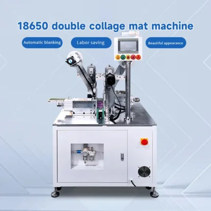 18650 Single Or Dual Cell Insulation Gasket Li-ion Battery Pad Applicator Battery Insulation Paper Sticking Machine